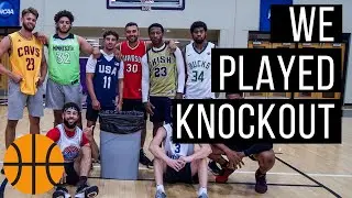 D3 Basketball Team PLAYS GAME OF KNOCKOUT?!
