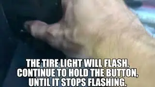 Toyota Camry Low Tire Pressure Warning Light Reset - How to Turn off TPMS Light
