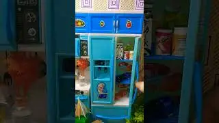 Miniature Real Cooking Kitchen Set #shorts #miniature #minitoys
