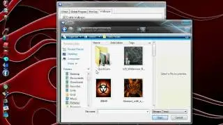 How to change wallpapers in shockwave4 3d desktop