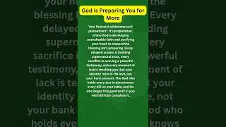God Is Preparing You for More #prayer, #faith, #christianity