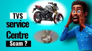 🏍️ Apache 160 4v usd  |Tvs Service Center Scam | Service scam | @tvsmotorcompany #automobile #moto