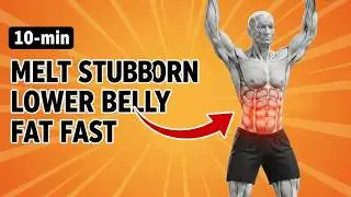 10-Min Lower Belly Fat Melting Workout | Stubborn Fat Killer