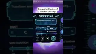 AudioCipher Text to MIDI Plugin #producerlife #songwriters #producertips
