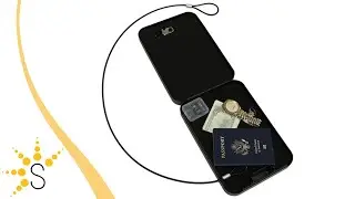 Sunnydaze Steel Combination Cable Lockbox Safe for Travel  Car or Home Use - BEST-743