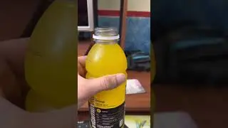 Vitamin Water Energy Tropical Citrus flavor drink review and room tour