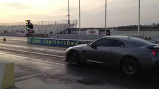 T1 Race / Shin's R35 GTR Initial Shakedown Run - 9.69 @ 145.03 mph