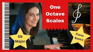 Beginner Piano Lesson: How to Play the Gb Major Scale (One Octave) | Fingering, Notes and More!