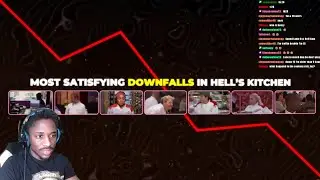 REACTING TO  Most Satisfying Downfalls in Hell's Kitchen History!