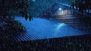 Heavy Rain on Metal Roof 🌧️ Sleep Instantly | Anxiety Relief & Deep Sleep