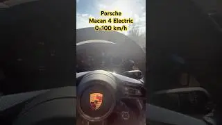 Porsche Macan 4 Electric 0-100 #porscheelectric #porsche #macan #electricsuv