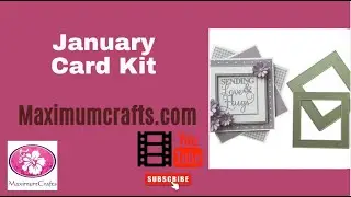 Maximumcrafts January Card kit 2024
