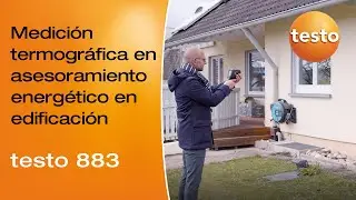 Testo 883: cámara termográfica para asesoramiento energético en edificación | Be sure. Testo