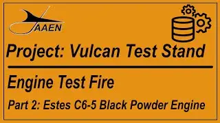 Estes C6-5 Solid Rocket Motor Test Fire - October 11 2024
