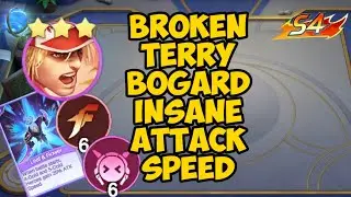 Сломанный Терри Богард. Безумная скорость атаки #magicchess #mobilelegends #magicchessgogo #mlbbc...