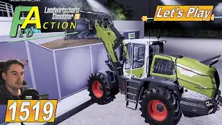 #LS19 #1519 Das gr&ouml;&szlig;te Silo mit CoursePlay und Radlader leeren lassen #mod map #NF Marsch 4fach #nfm