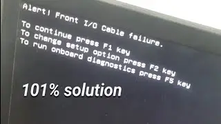 How to fix Front I/O cable failure