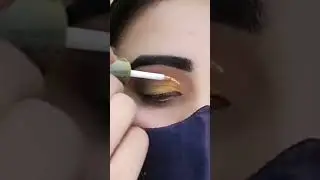easy perfect cut crease 💕 #cutcrease #easycutcrease #halfcutcrease #youtubeshorts #shorts #reels