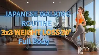 Japanese Walking 30-Minute WORKOUT | Low Impact Daily Routine | Sustainable Weight Loss
