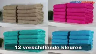 Handdoeken en badhanddoeken hotelkwaliteit 100% katoen