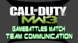 ★ GameBattles - MW3 - 4v4 Team Match (Live Communication)