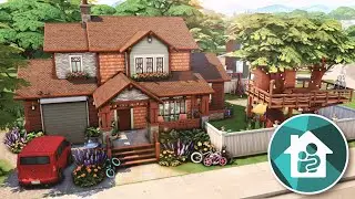 Cramped GENERATIONS Home for 8 SIMS 👶 The Sims 4: Growing Together || Speed Build