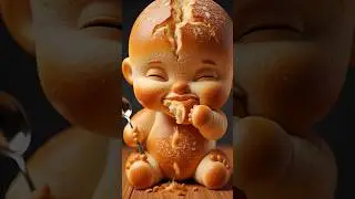 This Baby Is Made of Bread?! 😱🍞 #ViralShorts #shortsfeed #shortvideo #shorts #viral #trending #ai