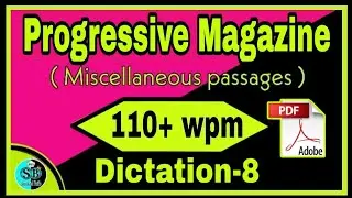 Диктовка Progressive Magazine 110 слов в минуту ll Progressive Magazine 110 слов в минуту l Дикто...