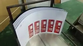 sample printing line printing proof machine
