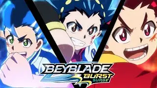 All Special Moves From Beyblade Burst Surge Ep 1-3 English Dub