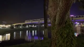 Monorail passing through EPCOT