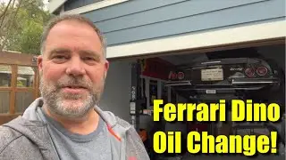 1972 Ferrari Dino 246 GTS Oil Change