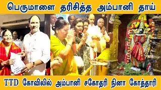 Kokilaben Ambani & Nina kothari Visits Chennai TTD Temple | #ttd #ambani #ambanifamily