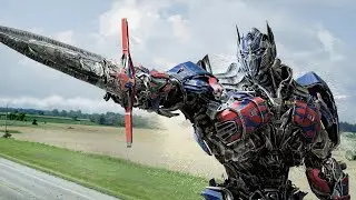 Transformers Age of Extinction😲Optimus Prime vs Galvatron & Lockdown HD