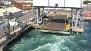 Brittany Ferries MV Pont Aven Departing Plymouth, Devon, UK Friday, 22nd April 2011