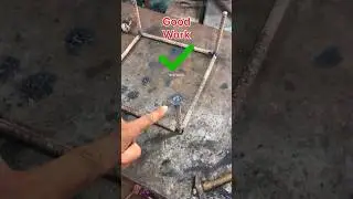 Metal work for welding skills at home | simple work at home