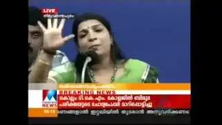Saritha S Nair speaking about Controversy on her letter.