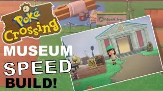 Museum Speed Build | Dinosaur Dig Pit & Reseach Study (Animal Crossing New Horizons)
