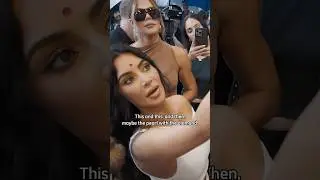 Kim and Khloe go to a supermarket in India #kimkardashian #khloekardashian #ambaniwedding #drama