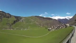 road biking through the Val Medel, clymbing Passo Lucomagno