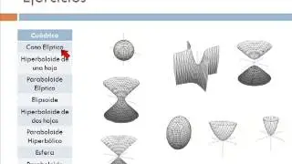 Nombres de las superficies cuadricas - Quadrics surfaces names