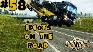 Euro Truck Simulator 2 Multiplayer: IDIOTS on the Road | Random & Funny Moments | #58