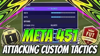 FUT 21 *UNREAL* SUPER OVERPOWERED PRO ATTACKING FORMATION | 451 CUSTOM TACTICS/PLAYER INSTRUCTRIONS!