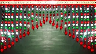 DIY Gemstone Beads Toran for Door/Wall Hanging: NEW Colorful Toran Design