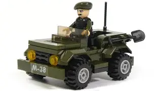 Sluban M38-B0587f Military jeep