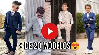 👦✨ Outfits Elegantes para Ni&ntilde;os de 8 a 10 a&ntilde;os 2025 | Moda Infantil