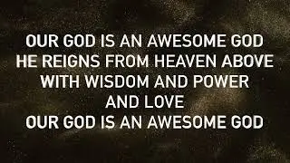 AWESOME GOD | Shane and Shane | Instrumental with Lyrics and Background Vocals