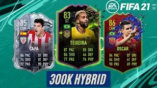 UNBEATABLE 300K HYBRID SQUAD WITH TEIXEIRA RB AND CAPA FREEZE FIFA 21 SQUAD BUILDER