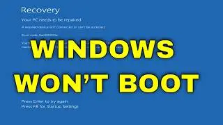 How to Fix Blue Screen Error Code 0xc000000e (Windows 10)