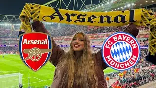 Meci INCENDIAR pe Emirates🔥ARSENAL-BAYERN⚽️ Te iau cu mine la meci🤩